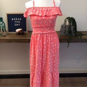 Cat & Jack big girls maxi cotton sundress, size 14/16